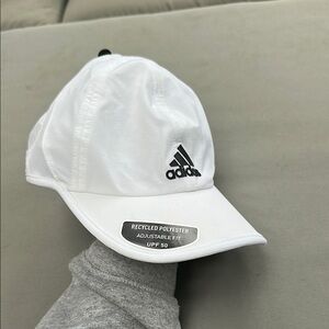Adidas White Baseball Cap Adjustable Hat